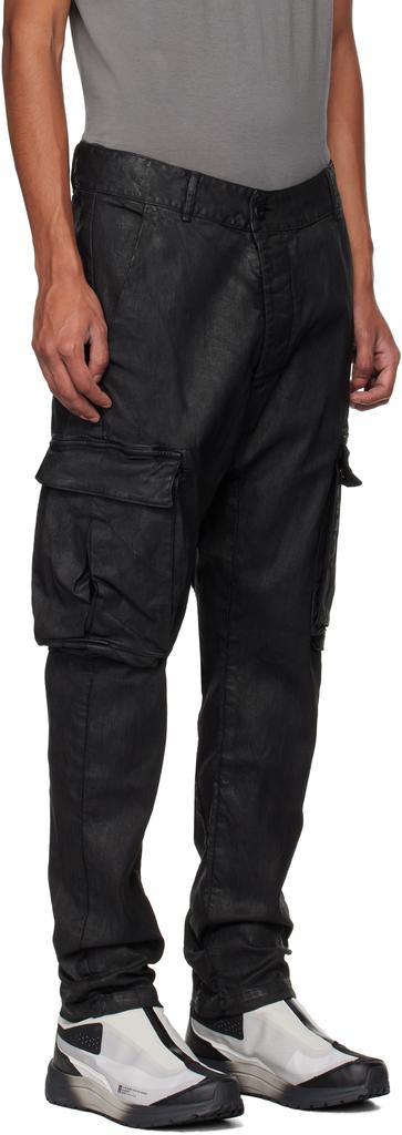 11 by Boris Bidjan Saberi Black P21B Denim Cargo Pants