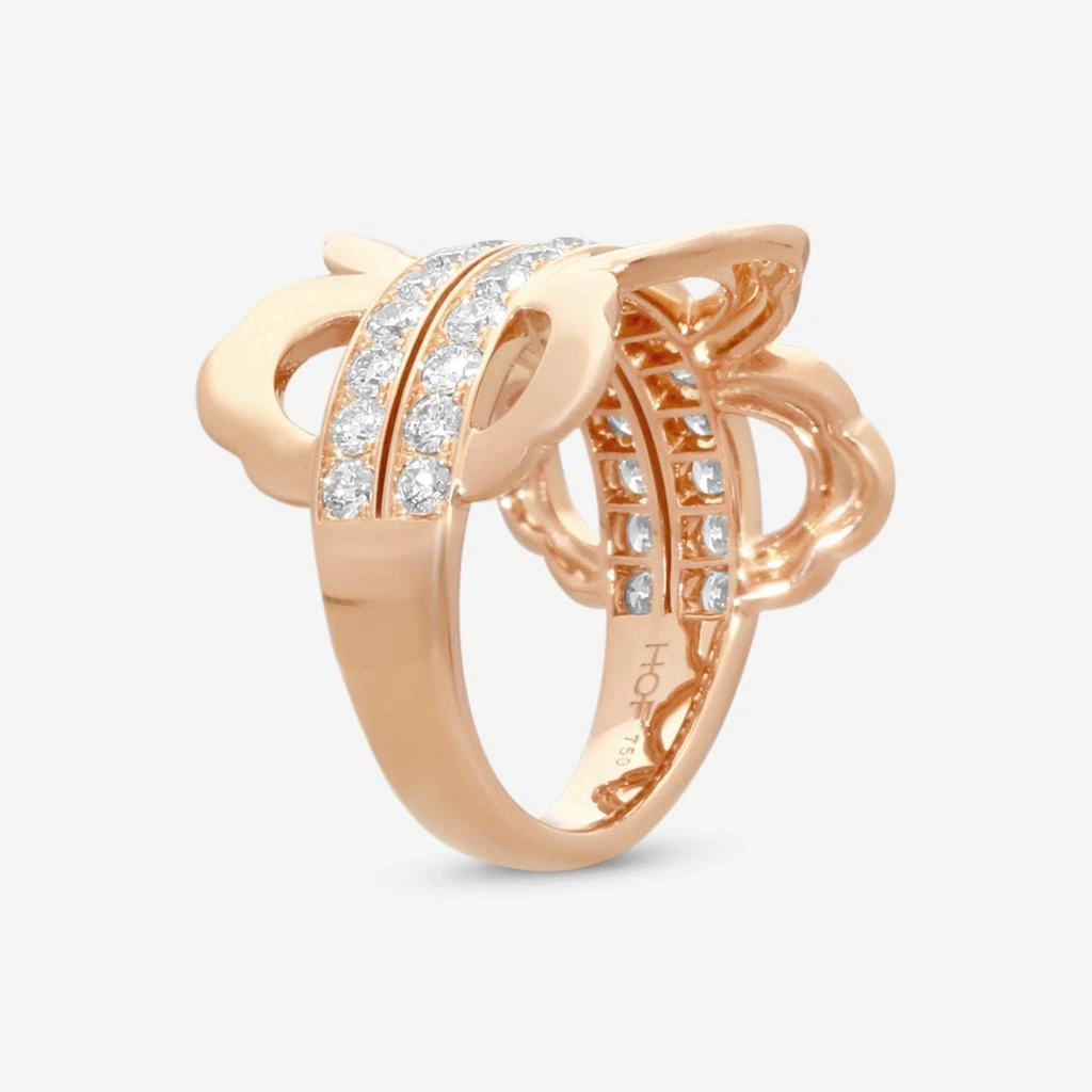 Hearts On Fire Hearts On Fire Lorelei 18K Rose Gold Diamond Right Hand Ring Sz. 6.5 HFRLORL01058R-copy 2