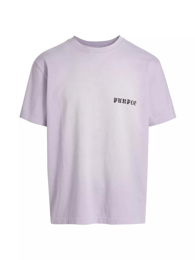 Purple Brand Logo 'P' Crewneck T-Shirt