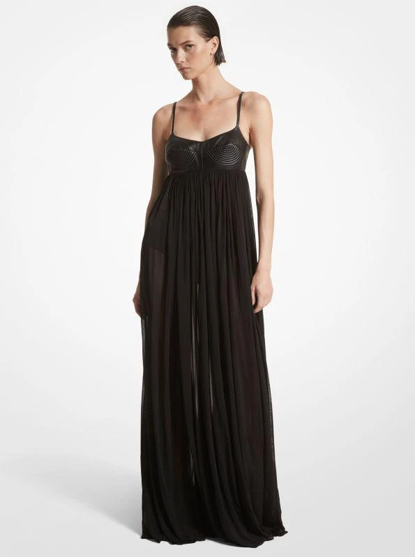 Shop Plongé Leather and Chiffon Jersey Empire Gown on Sale at BeyondStyle –  Get 76% Off Plongé Leather and Chiffon Jersey Empire Gown with Limited-Time  Flash Deals, Exclusive Discounts, and Special Offers