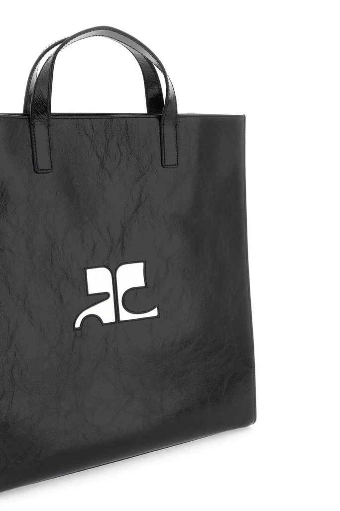 COURREGÈS BLACK HERITAGE TOTE BAG 4