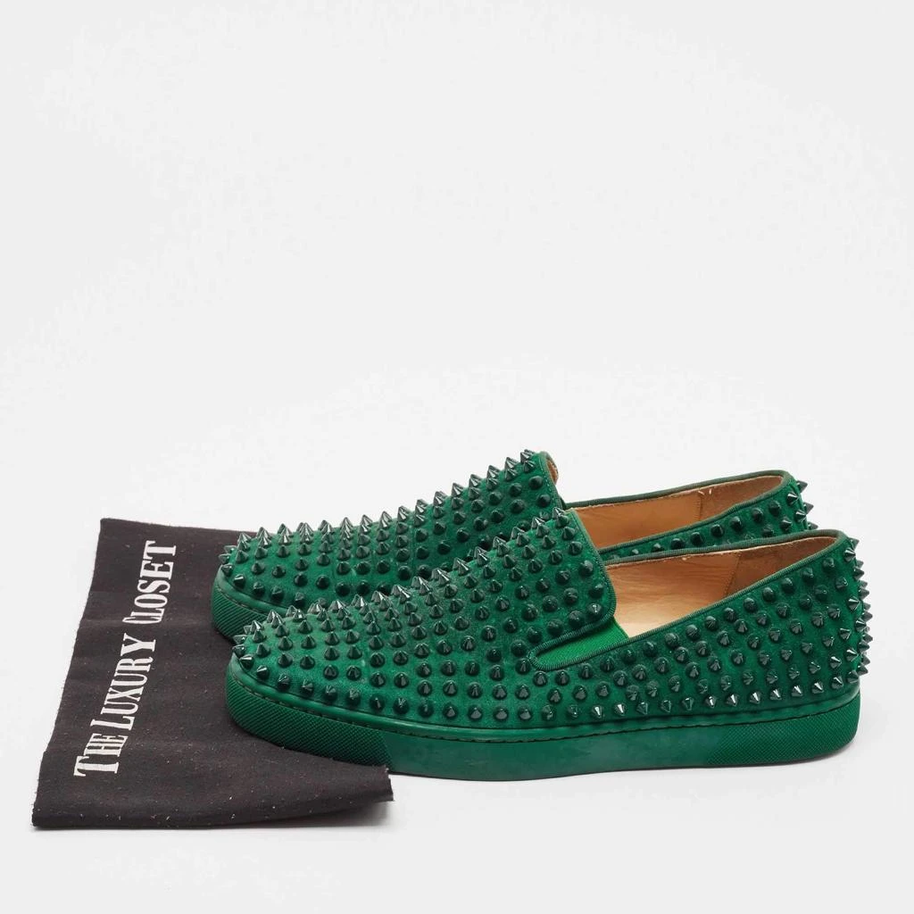 Louboutin Slip On Sneakers Christian Louboutin White Leather