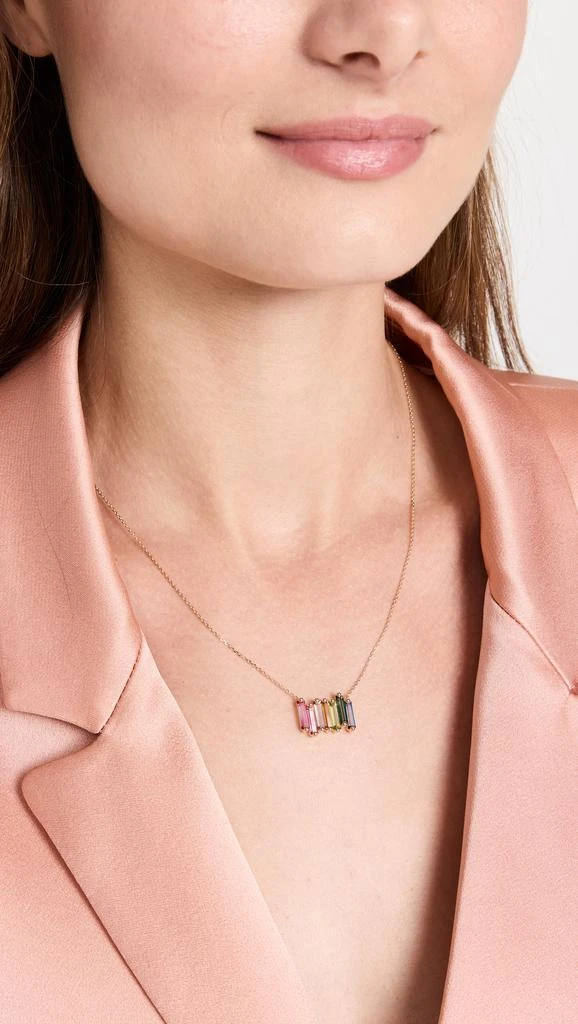Suzanne Kalan 14k Gold Bar Necklace 2
