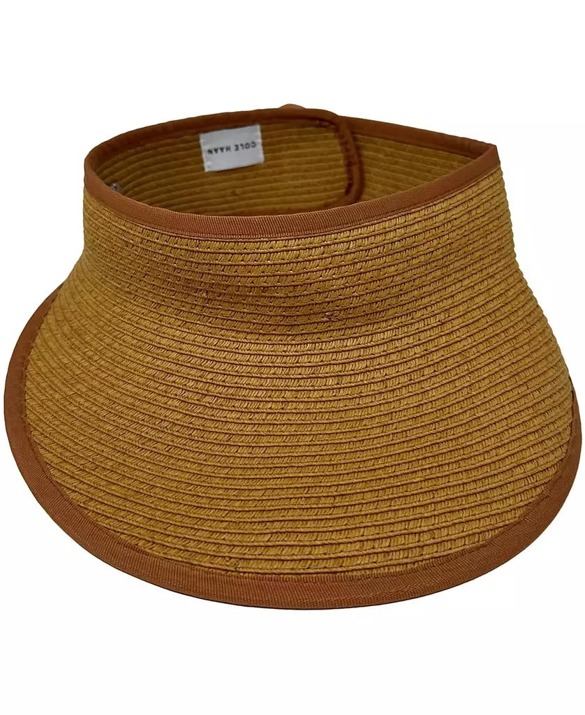 Cole Haan Packable Straw Visor Hat 2