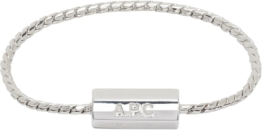 A.P.C. Silver Angle Bracelet 1