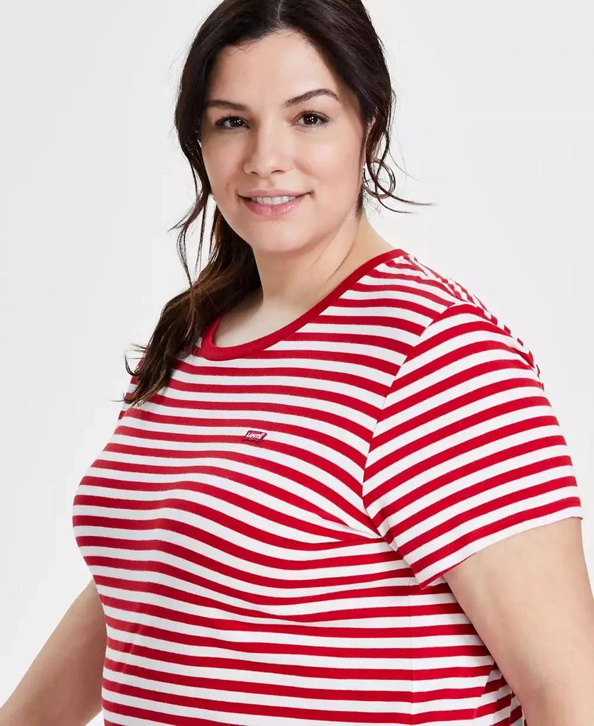 Levi's Trendy Plus Size Perfect Sandy Striped T-Shirt 3