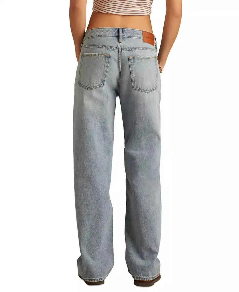 Lucky Brand Women
s The Baggy High-Rise Faded Jeans 6