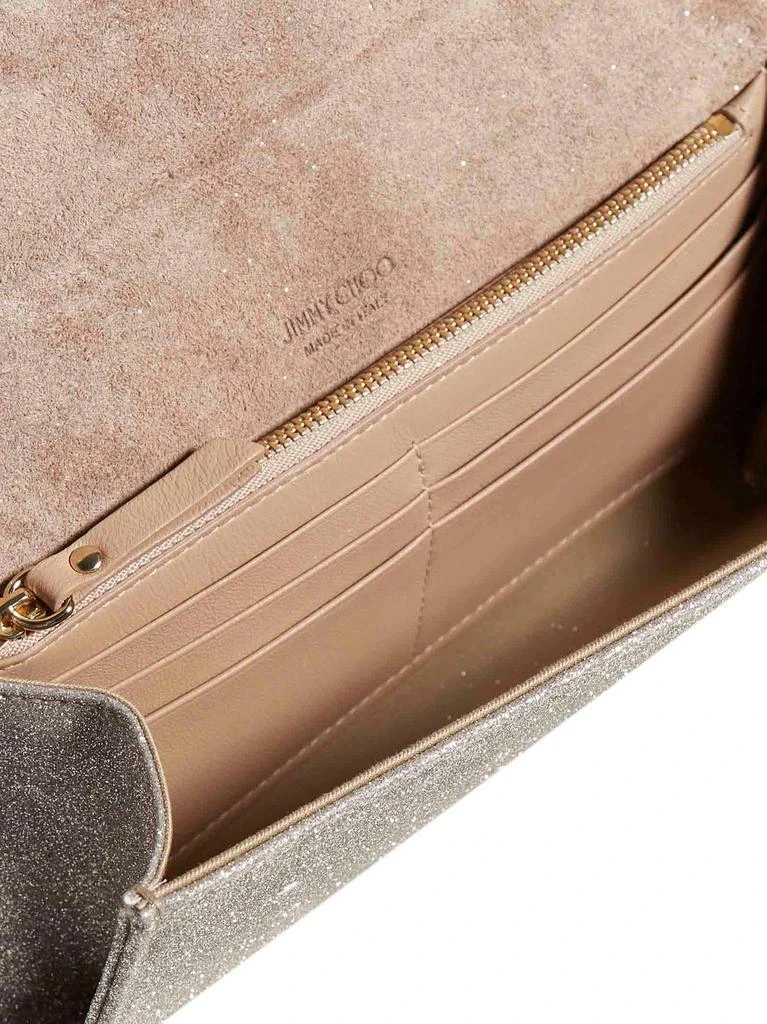 Jimmy Choo Jimmy Choo Emmie Glittered Clutch Bag 4