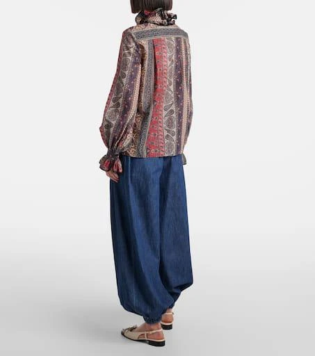 Valentino Paisley cotton muslin blouse 3