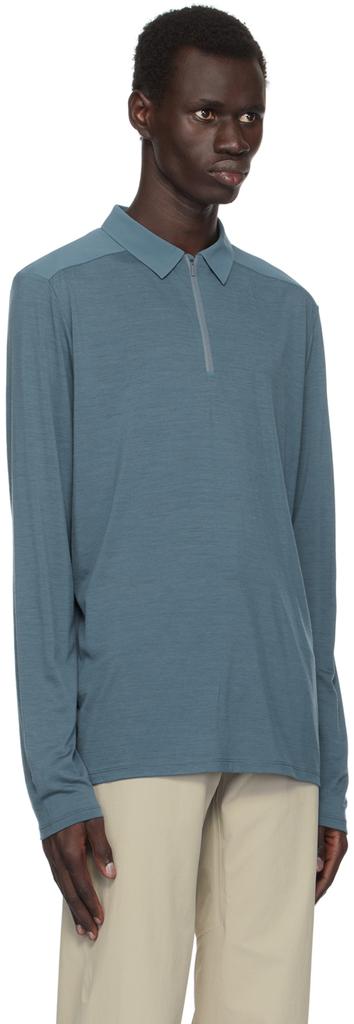 Veilance Blue Frame Polo