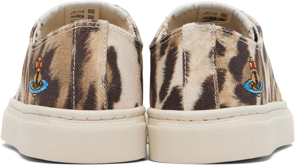 Vivienne Westwood Brown Low Top Plimsoll Sneakers