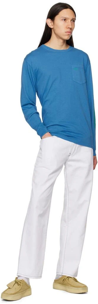 Noah Blue Modern Boy Long Sleeve T-Shirt 4