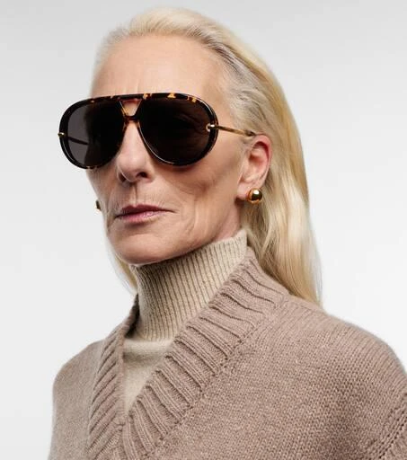 Bottega Veneta Drop aviator sunglasses 3