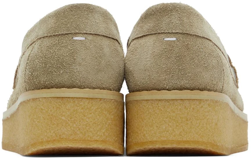 MAISON MARGIELA Green Suede Loafers 2