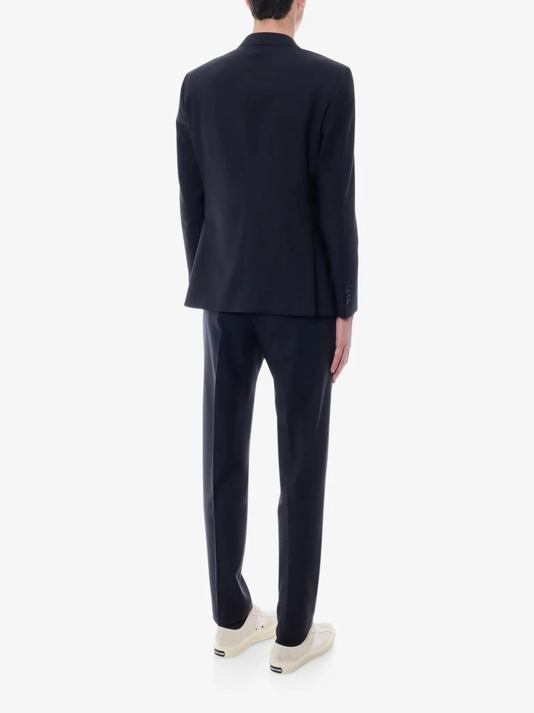 TAGLIATORE Virgin wool suit with removable iconic brooch 4
