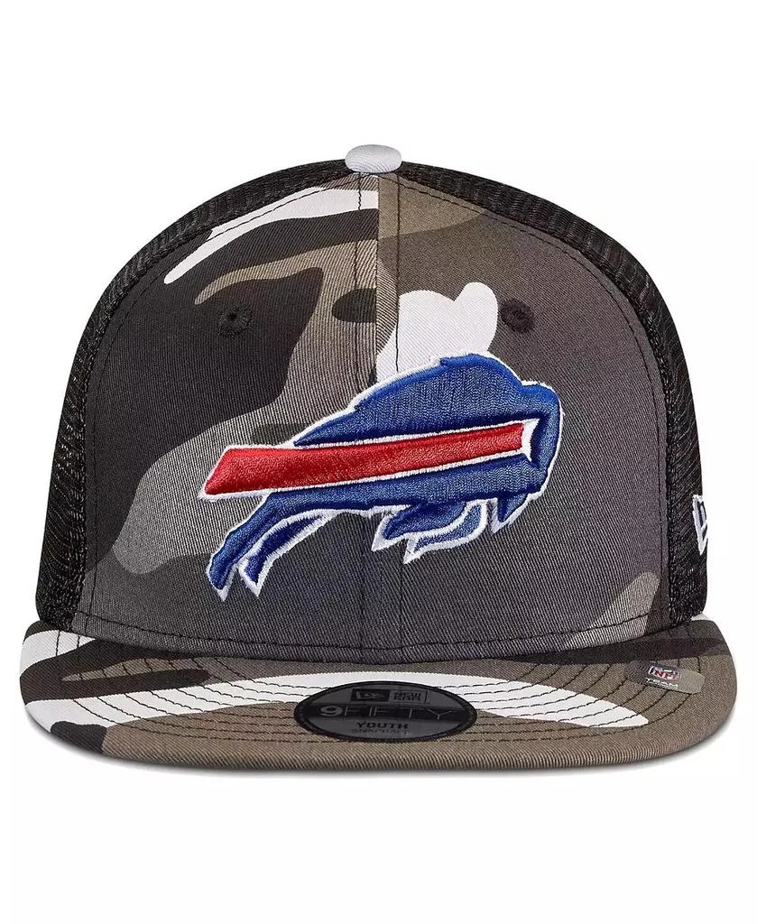 New Era Youth Boys Camo Buffalo Bills Trucker 9FIFTY Snapback Hat 2