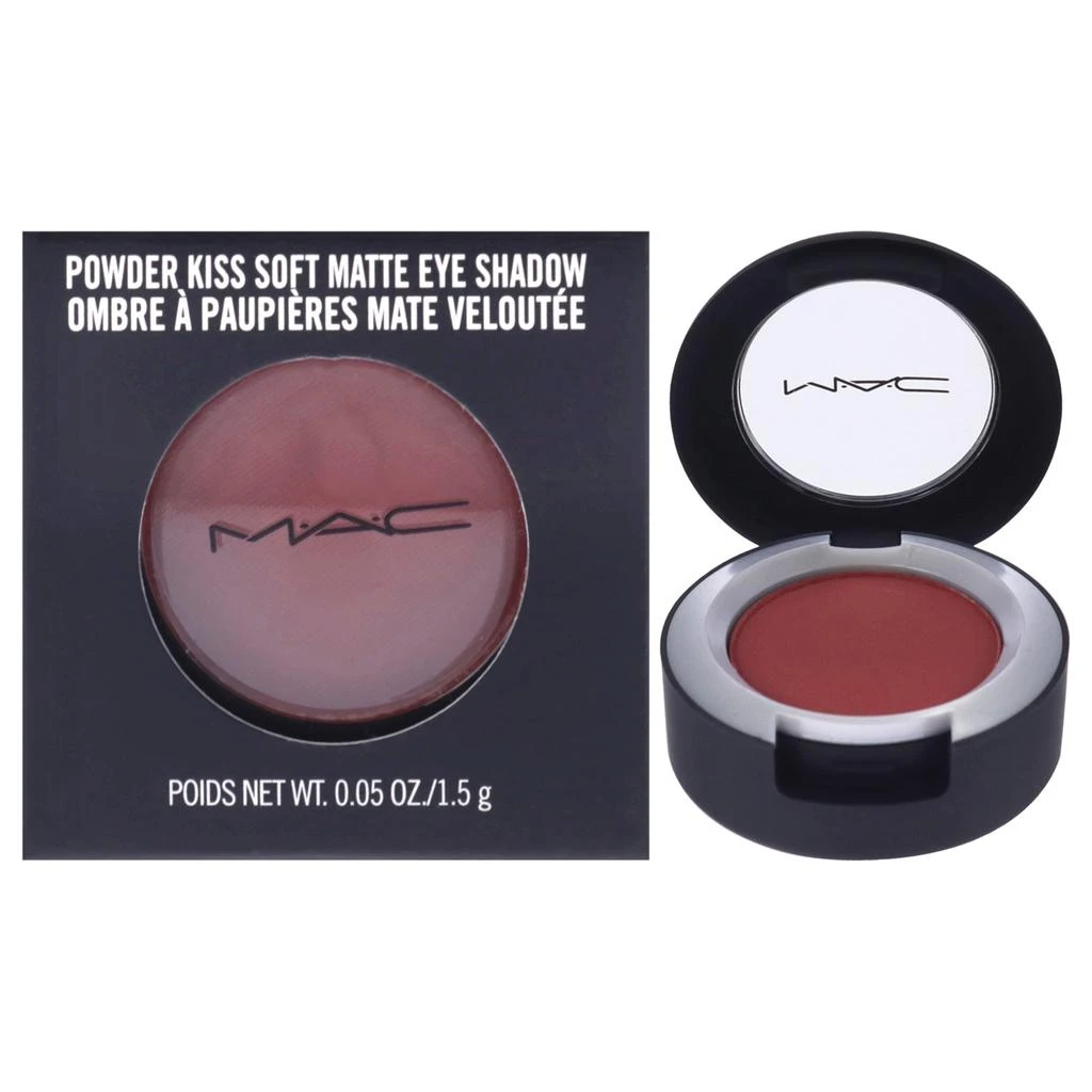 MAC Powder Kiss Soft Matte Eyeshadow - Devoted To Chili by  for Women - 0.05 oz Eye Shadow