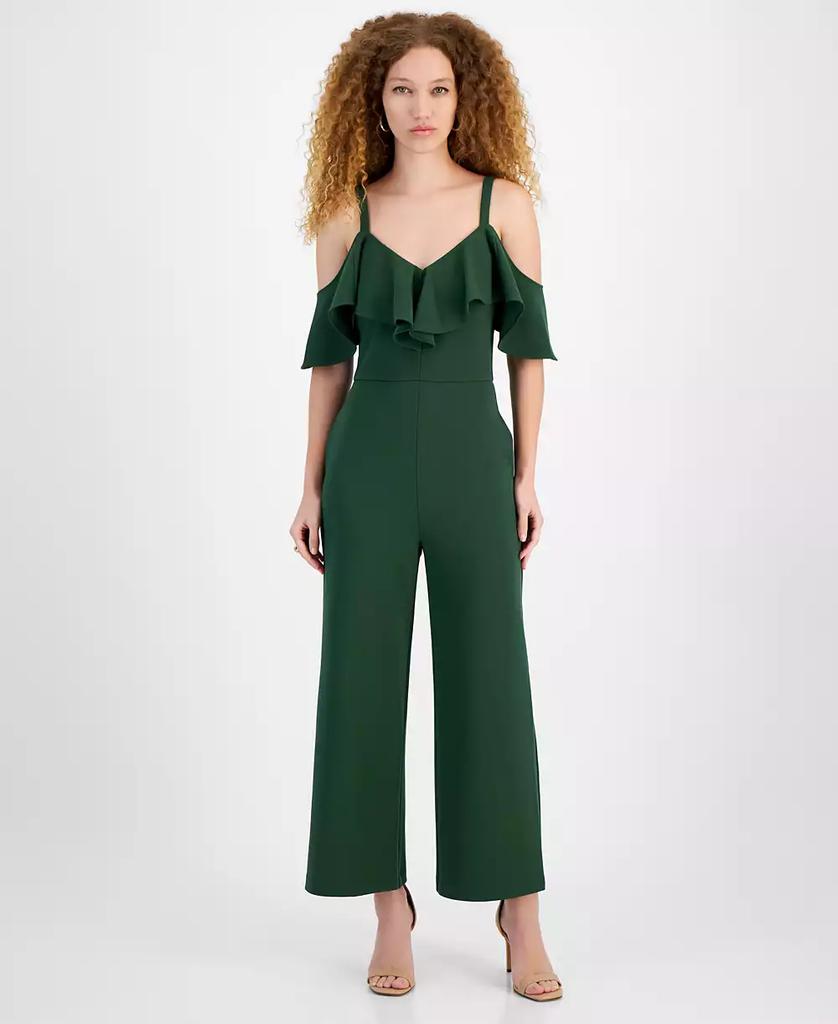 RACHEL Rachel Roy Women's Roma Ruffled Off-The-Shoulder Jumpsuit