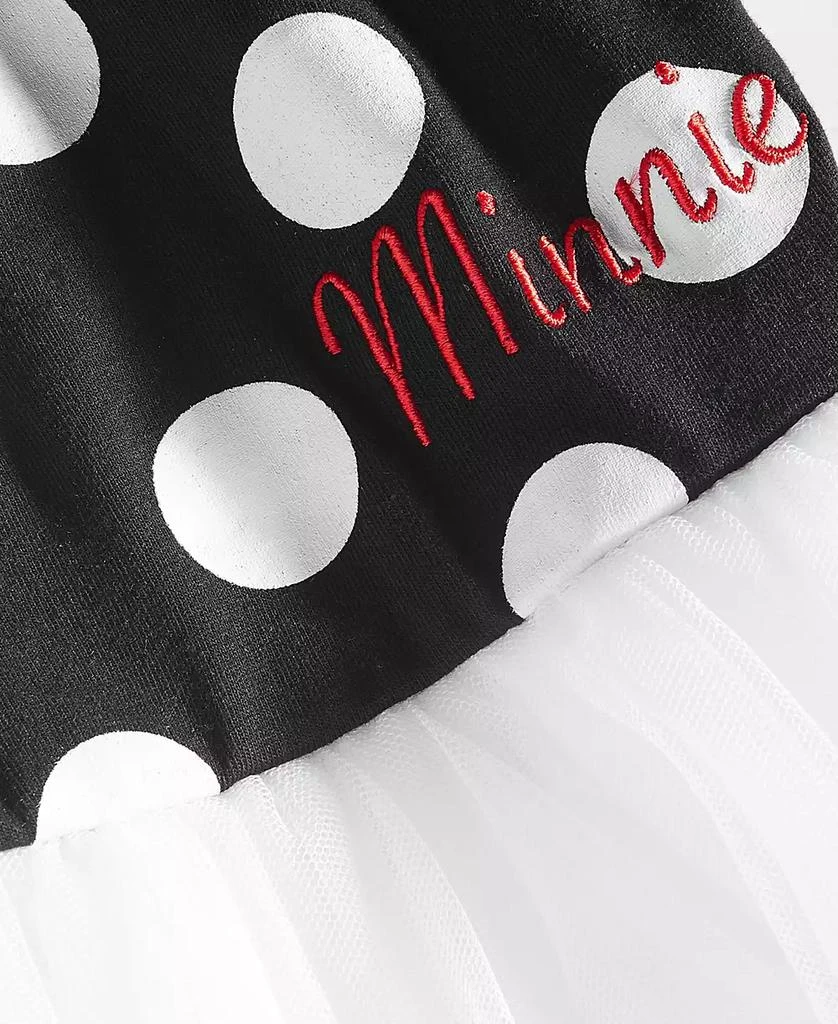 Disney Little Girls Minnie Mouse Polka Dot & Mesh Dress 3