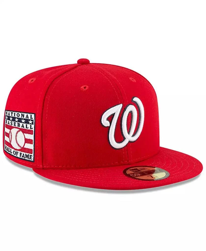 New Era Men's Red Washington Nationals National Baseball Hall of Fame 59FIFTY Fitted Hat 1