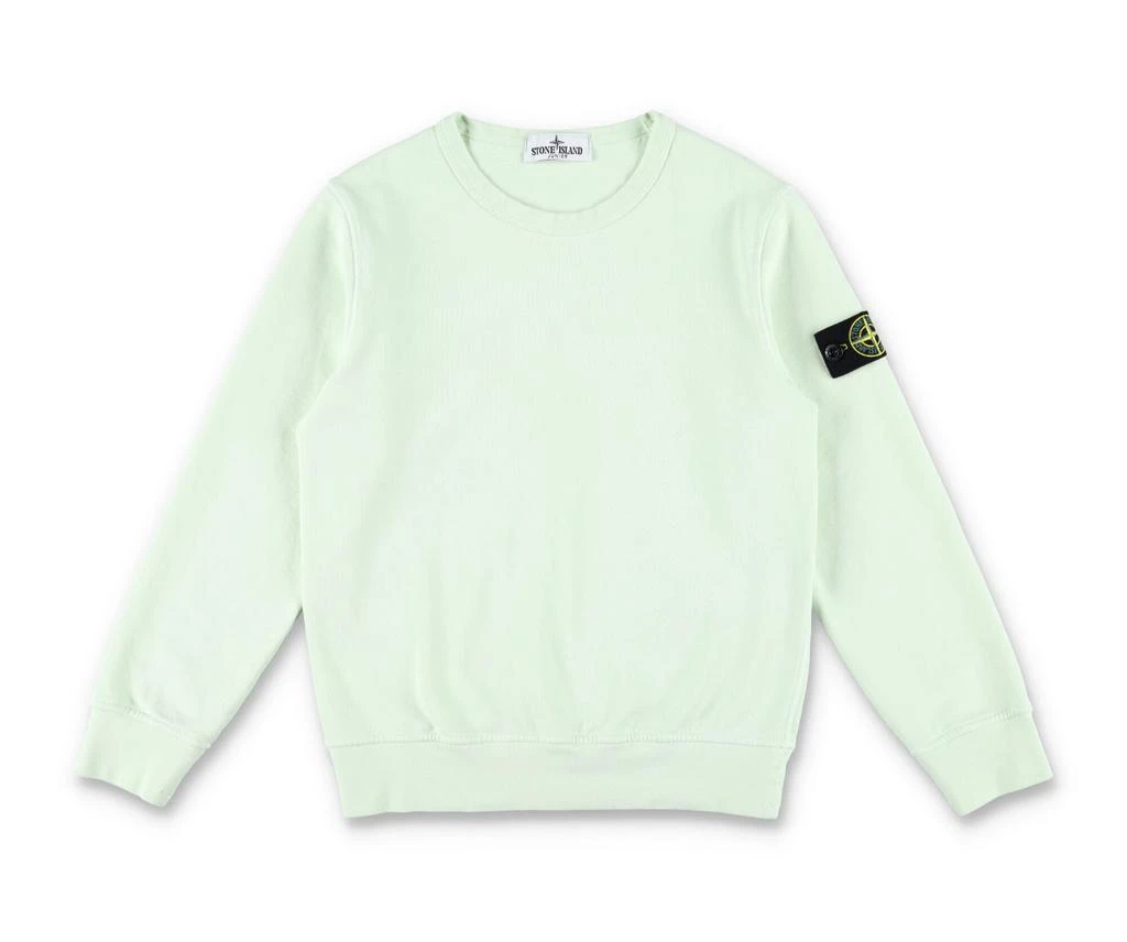 Stone Island Junior Stone Island Junior Logo Patch Crewneck Sweatshirt 1