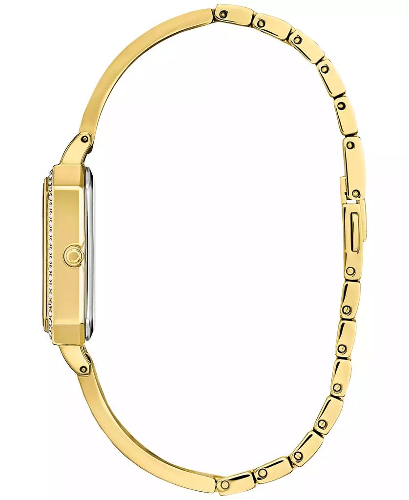 Citizen Eco-Drive Women's Crystal Gold-Tone Stainless Steel Bangle Bracelet Watch 23mm