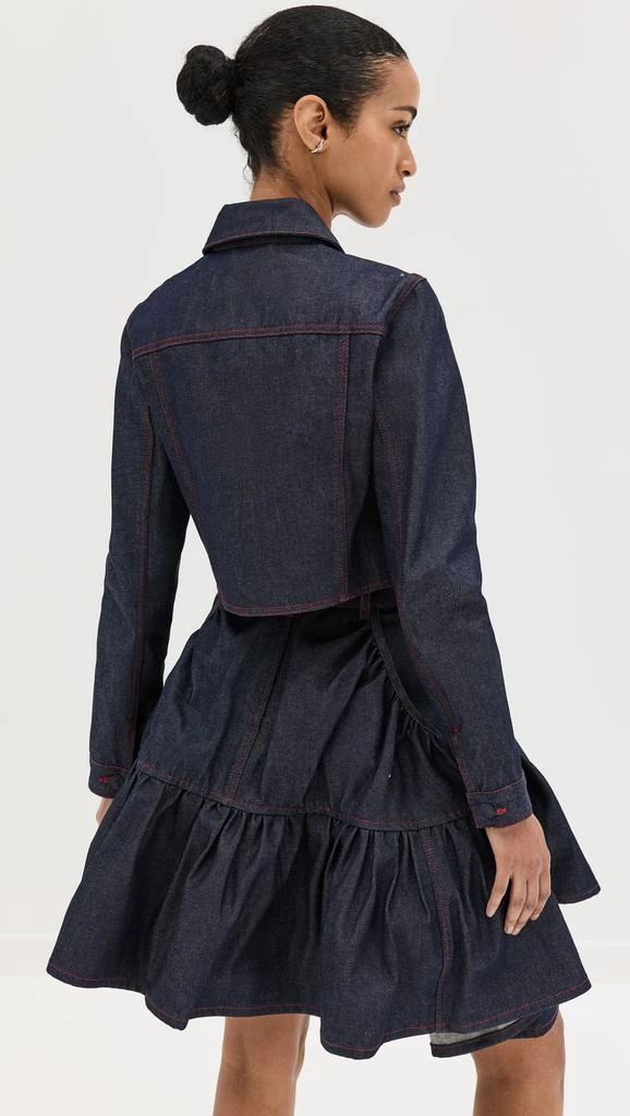 Cecilie Bahnsen Gracie Jacket Denim Indigo 2