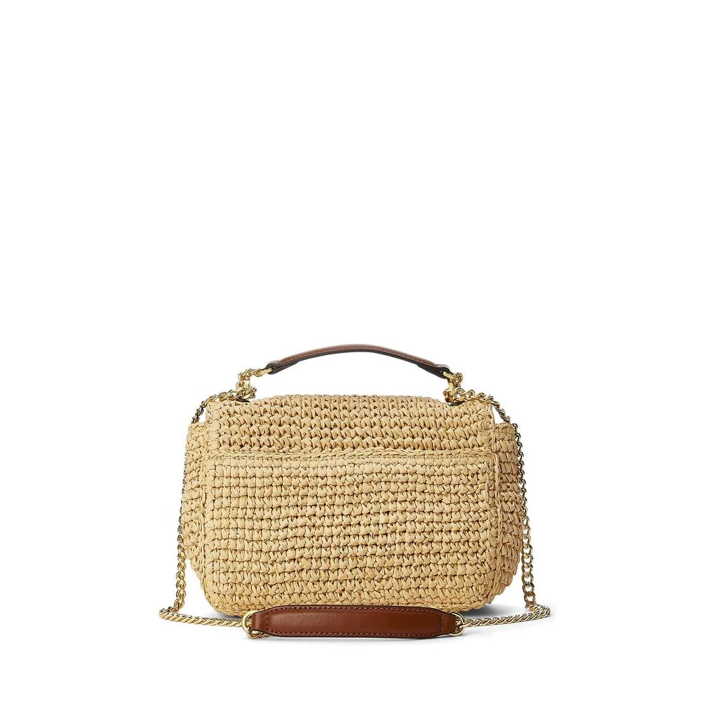 Ralph Lauren Woven Straw Medium Sophee Bag 2