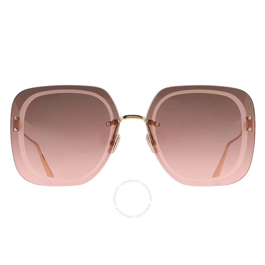 Dior ULTRADIOR SU Brown Pink Gradient Square Ladies Sunglasses CD40031U 10F 65 1