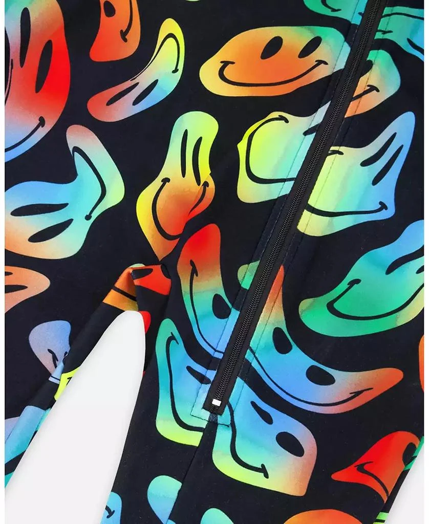 Deux par Deux Toddler Boys One-Piece Thermal Underwear Smiley Face Toddler|Child 4