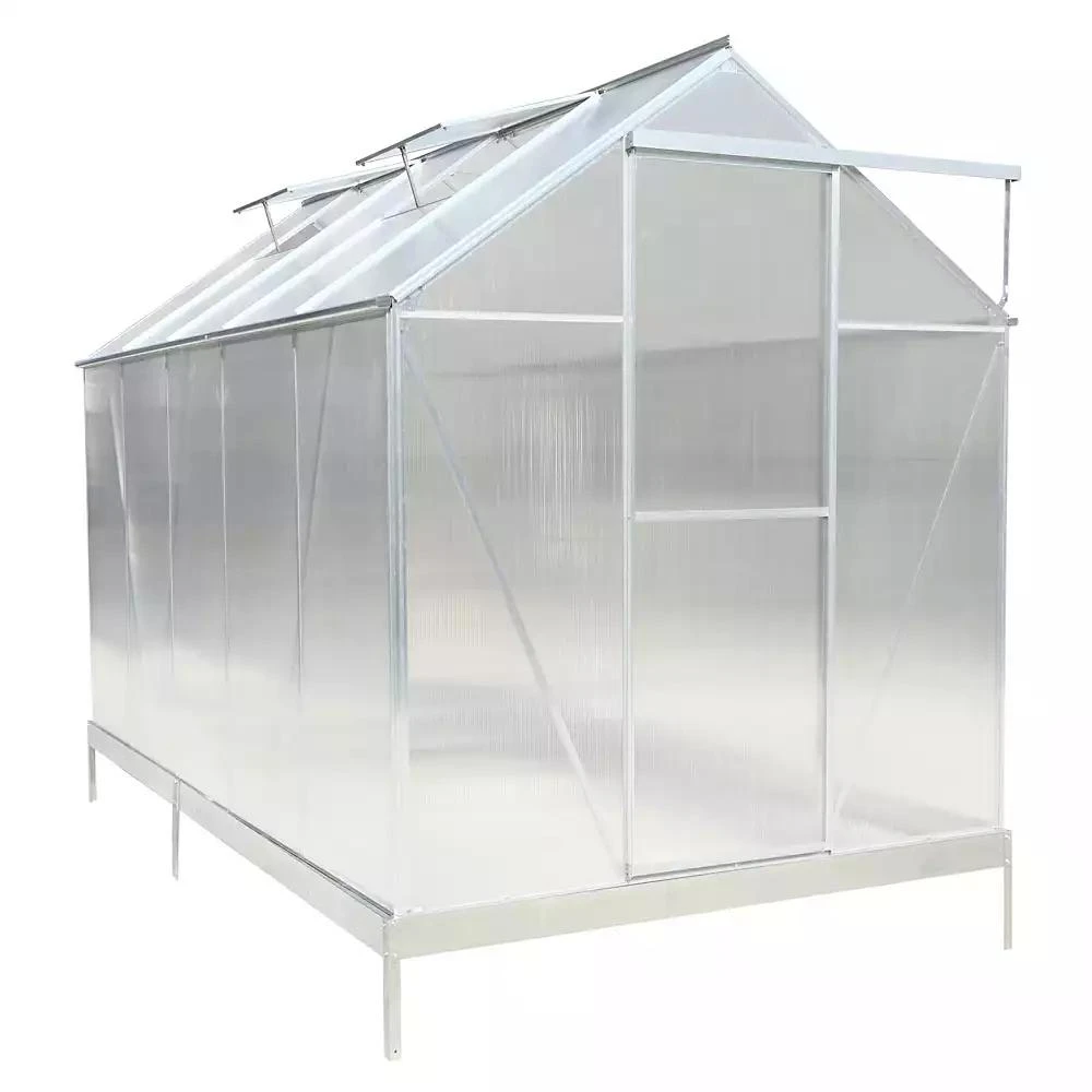 Streamdale Furniture Streamdale Aluminum Frame Greenhouse with Polycarbonate Panels and Roof Vent