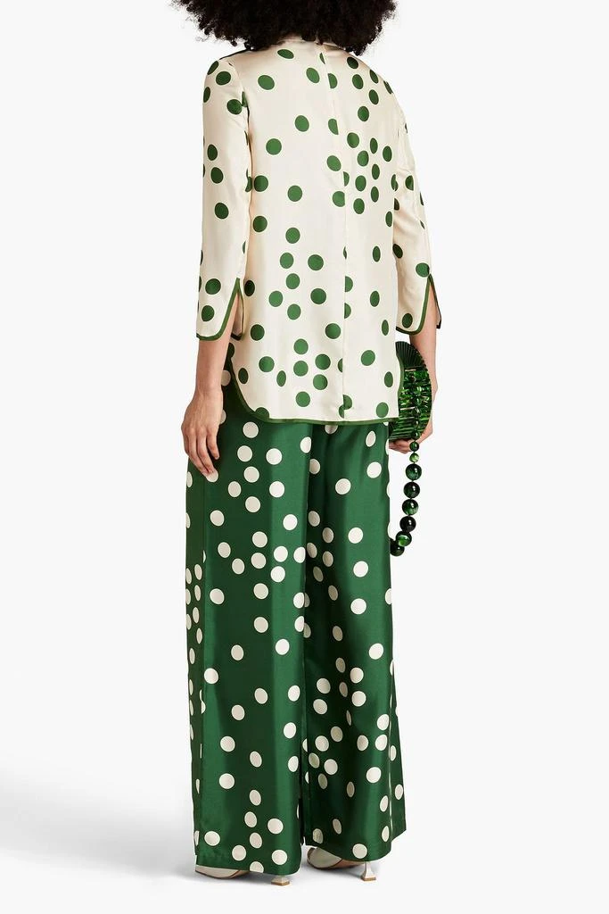 ZIMMERMANN Polka-dot silk-twill blouse 3