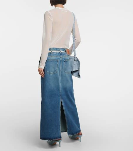 Y/Project Y Belt denim maxi skirt 3