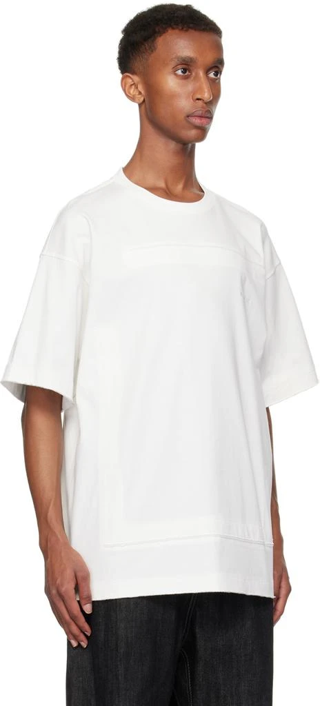 NULLUS White Envelope Slit T-shirt 4