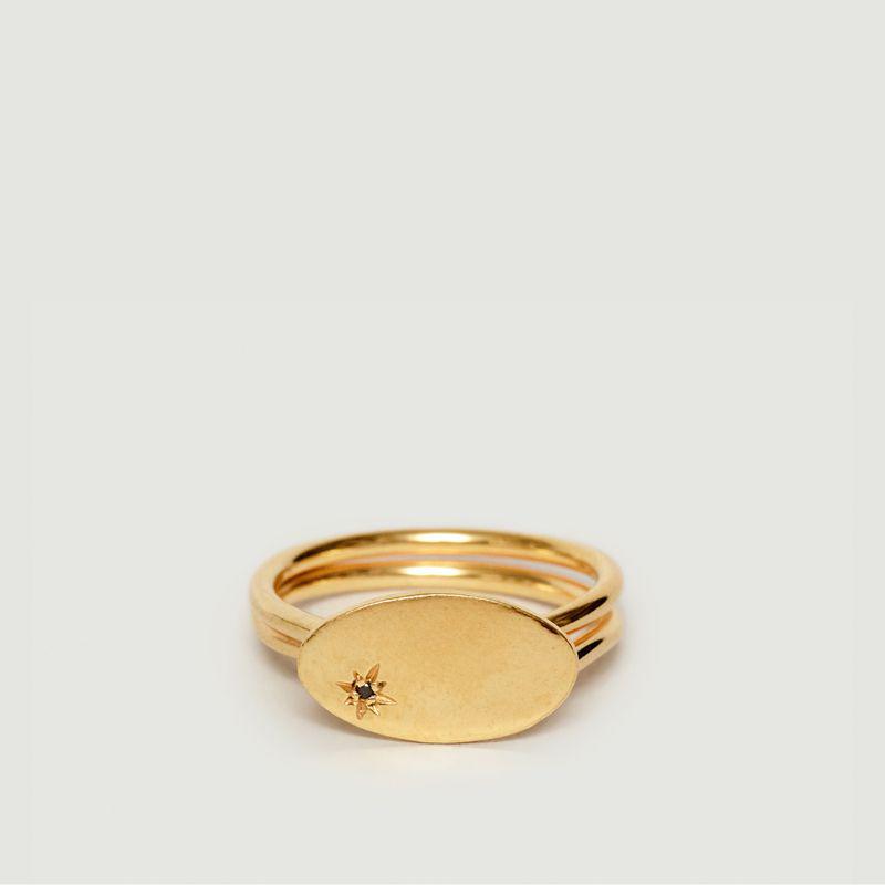 MONSIEUR Hedda Ring Silver-gilt MONSIEUR