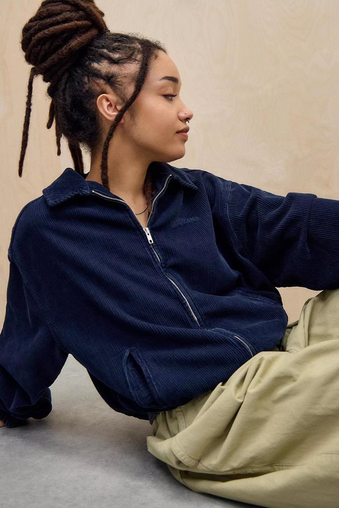 Shop BDG Shrunken Corduroy Harrington Jacket on Sale at