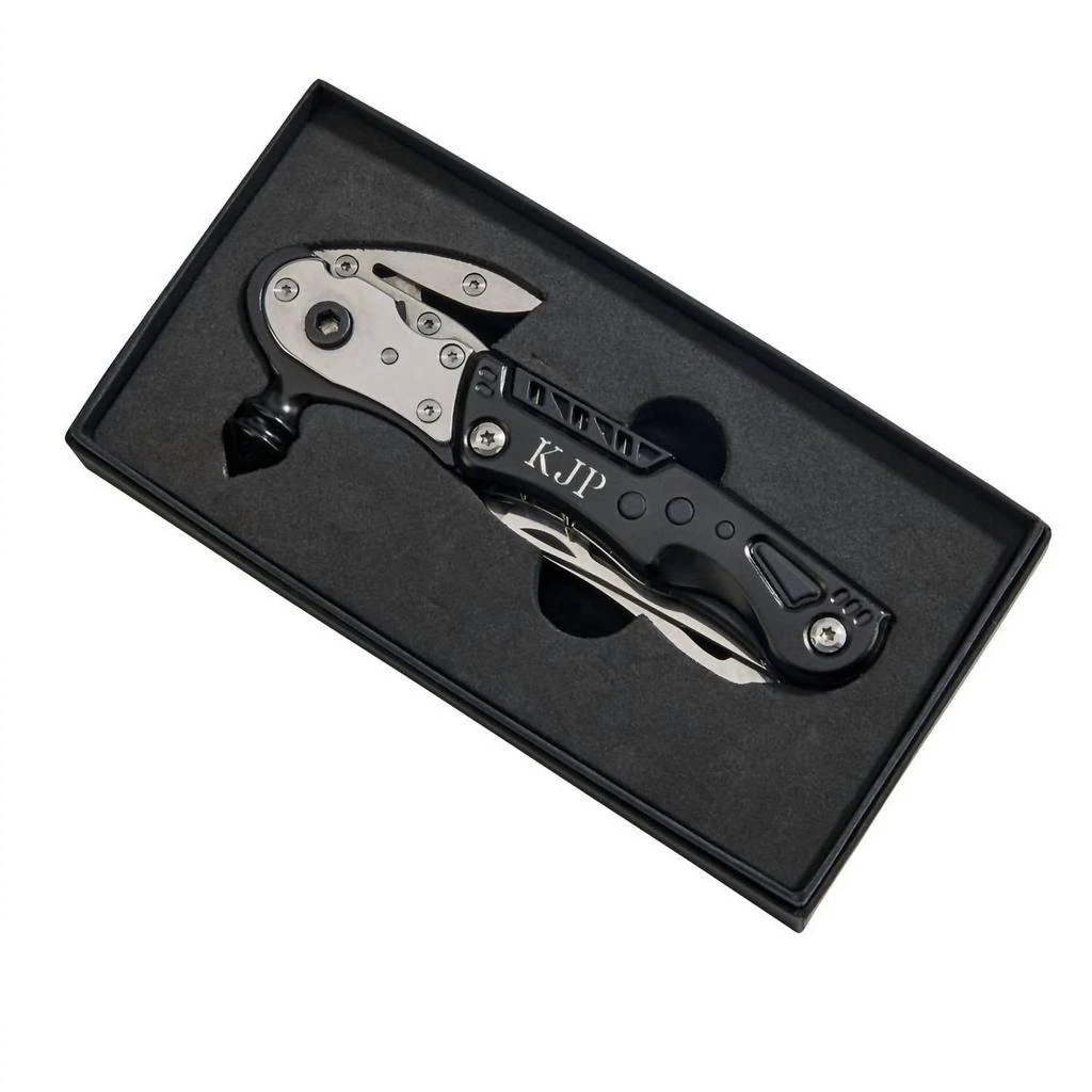Creative Gifts International Glass Breaker With Multi Tools In Black 1
