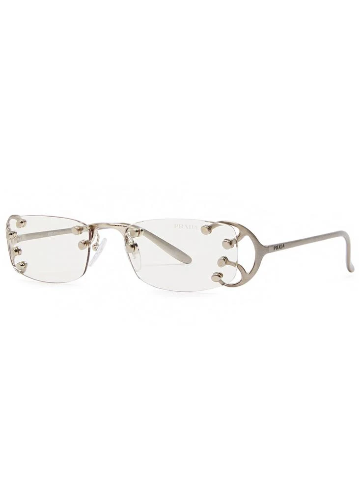 Prada Narrow rimless sunglasses 1