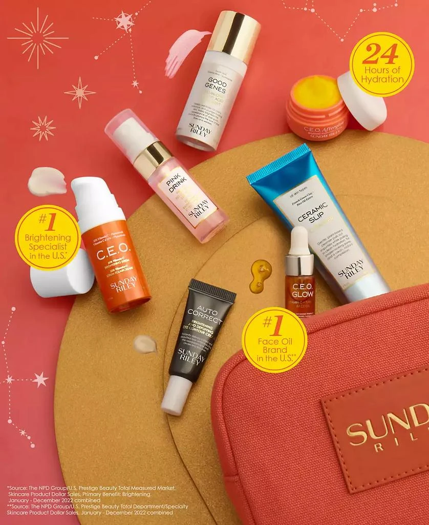 Sunday Riley 8-Pc. Mini Wake Up With Me Skincare Set 4