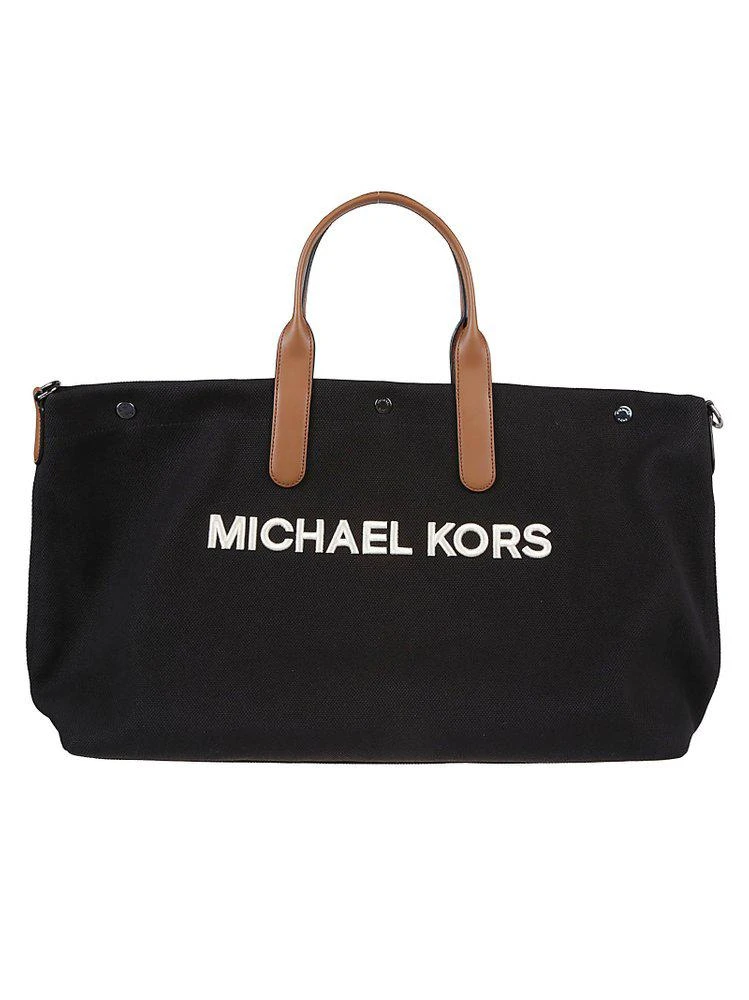 Michael Kors Michael Kors Brooklyn Logo Embroidered Large Tote Bag 1