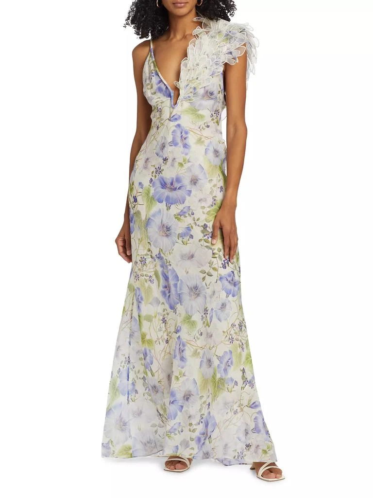 Zimmermann Natura Feather Slip Gown 3