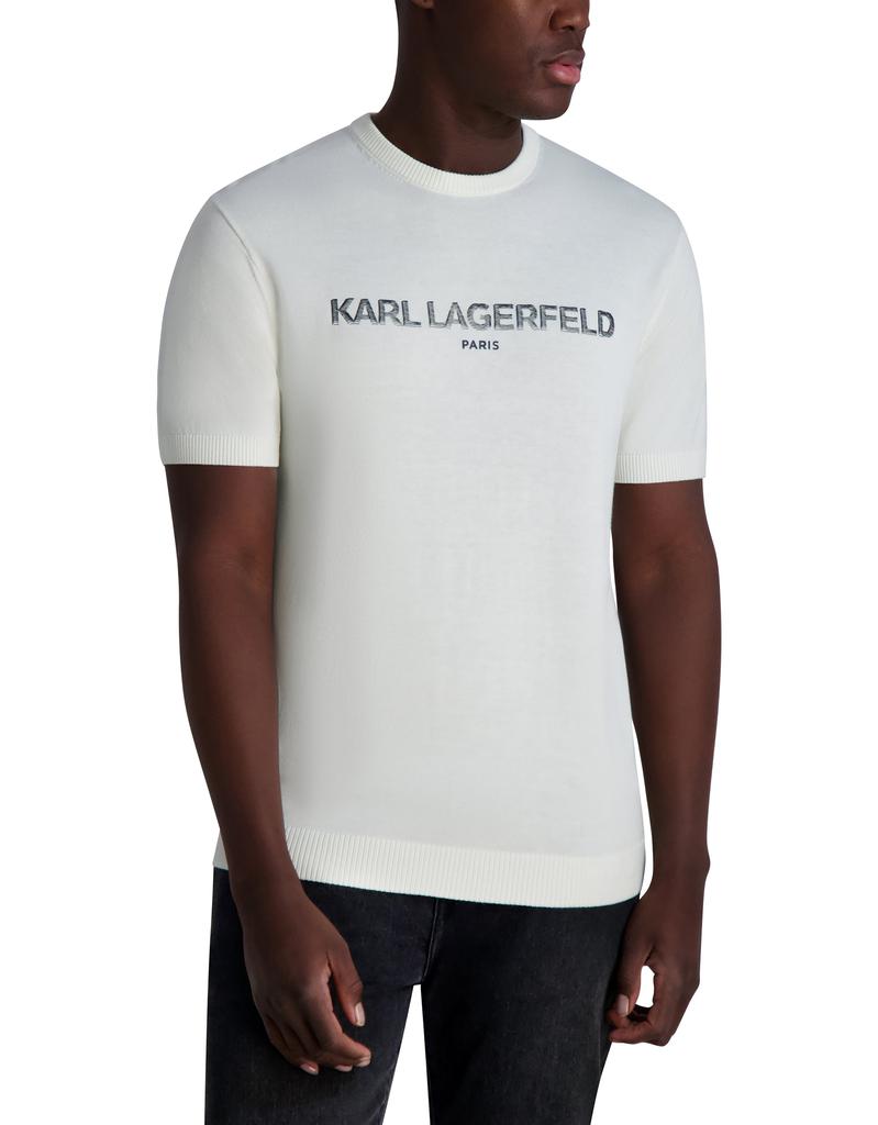 Karl Lagerfeld Paris VISCOSE LOGO TEE SWEATER