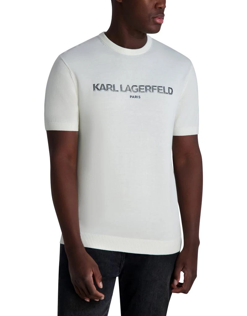 Karl Lagerfeld Paris VISCOSE LOGO TEE SWEATER 1