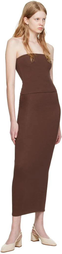 Gil Rodriguez Brown Convertible Tube Top 4
