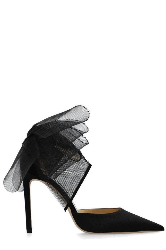 Jimmy Choo Jimmy Choo Averly 100 Bow-Detailed Asymmetric Pumps 1