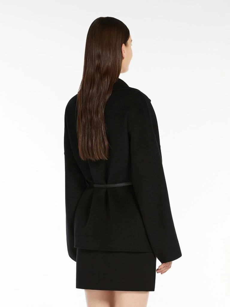 Max Mara Wool cashmere and silk wrap jacket 3
