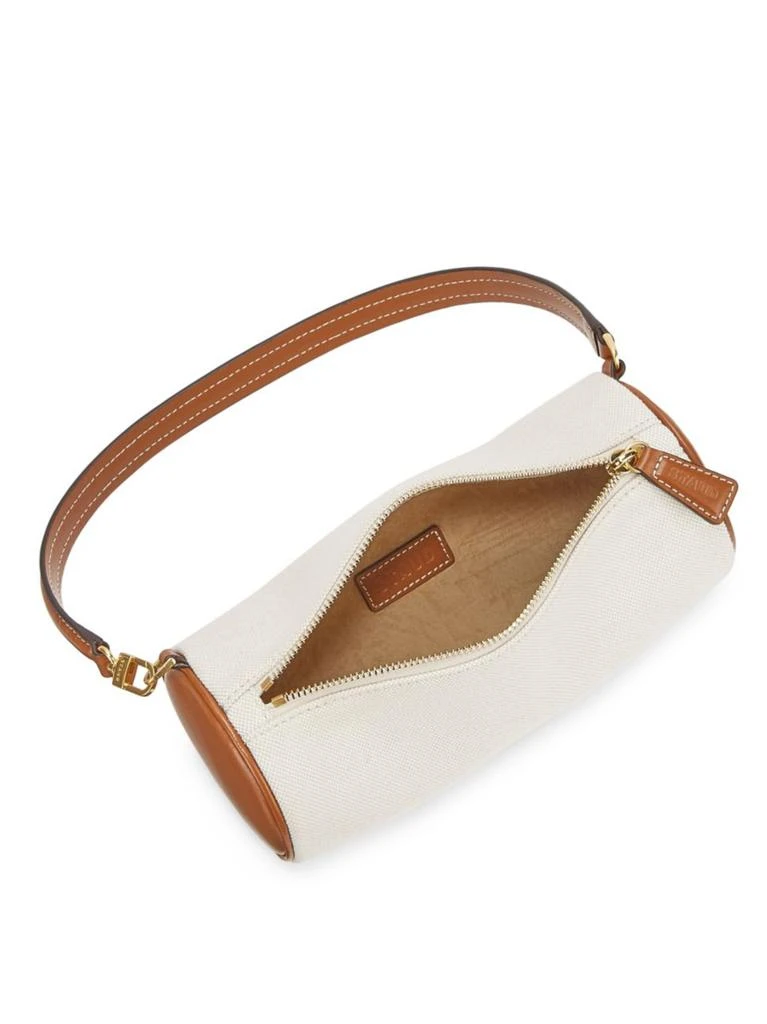 Staud Suzy Canvas & Leather Barrel Bag 2