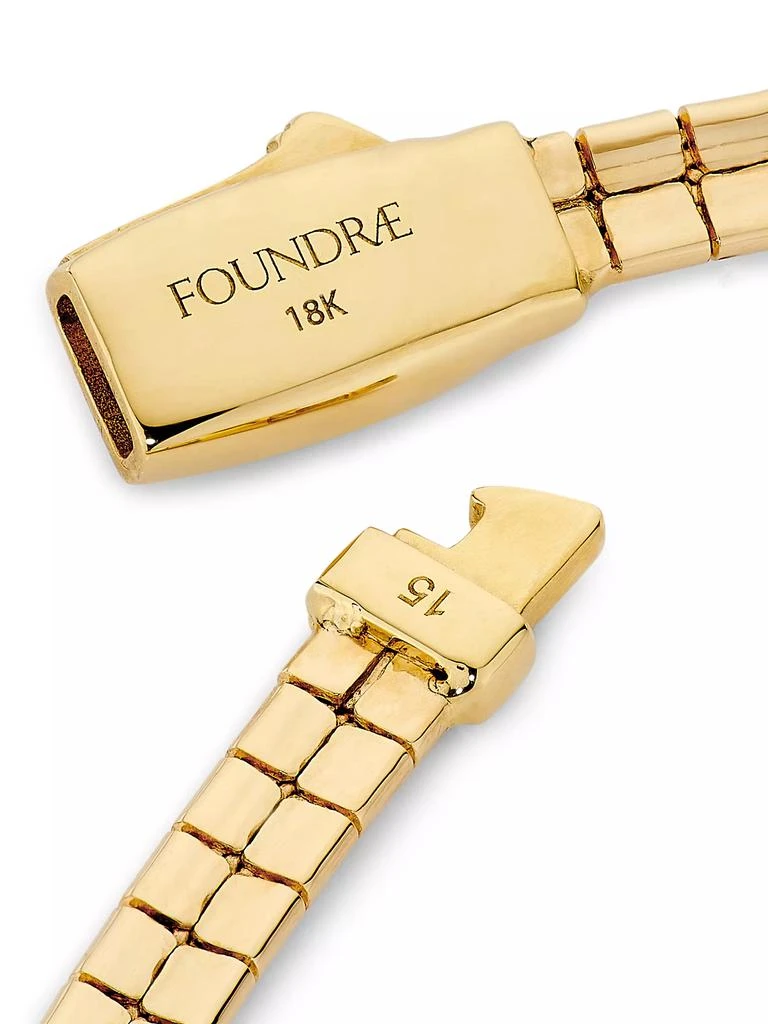 Foundrae 18K Yellow Gold Small Collar Necklace 3