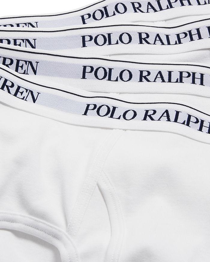 Ralph Lauren Cotton Logo Waistband Briefs, Pack of 4