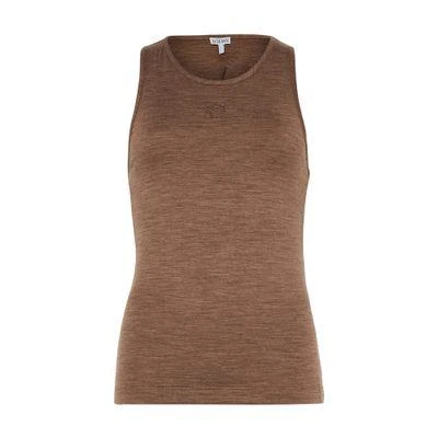 Loewe Anagram wool vest top 1